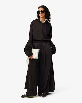 Relaxed Fit Satijnen Polohemd