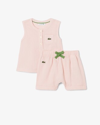 Mouwloos Katoenen Babyset