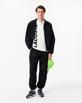 Regular Fit Lacoste Movement Polohemd met Afdruk