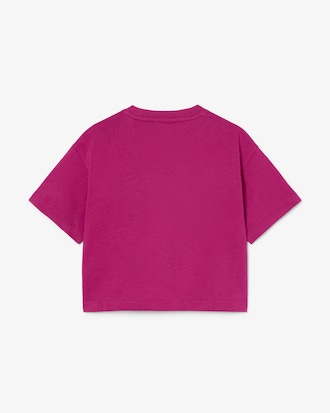 Oversized Katoenen T-shirt met Badge