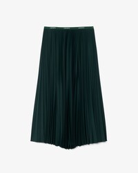 Lange Geplooide Rok met Elastische Taille