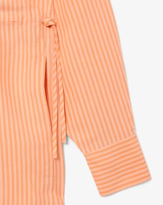 Oversized Hemdjurk van Gemengd Linnen