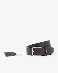Elegance Cadeauset Leren Riem en Sleutelring