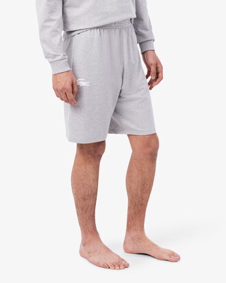 Fleece Pyjamashort met Rechte Pasvorm