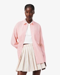 Oversized Katoenen Popeline Hemd