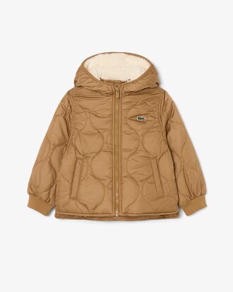 Unisex Gequilte Parka met Capuchon