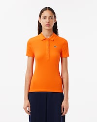 Slim Fit L.12.D Geribbeld Katoenen Polohemd