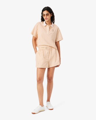 Oversized Bermudabroek met Prints