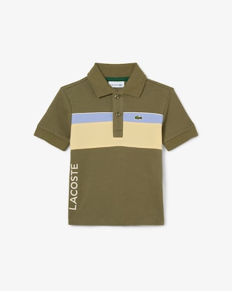 Colourblock Piqu&eacute; Polo
