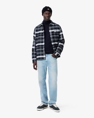 Geribbeld Gebreide Muts van Gekaarde Wol