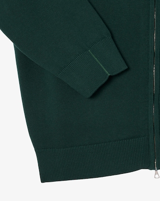 Katoenen Sweater met Hoge Hals en Rits