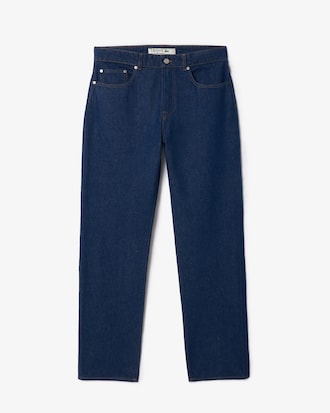 Indigo Jeans, rechte snit, 5 zakken