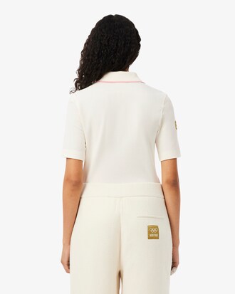 Slim Fit Olympic Heritage Cortina 1956 Polohemd