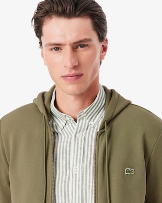 Fleece Hoodie met Rits