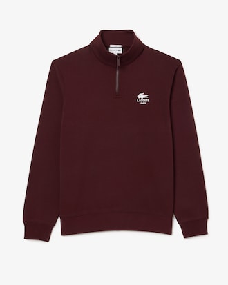 Print Sweatshirt met Hoge Hals en Rits