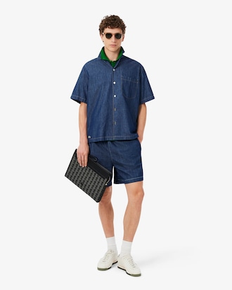 Club-Low Leren Herensneakers