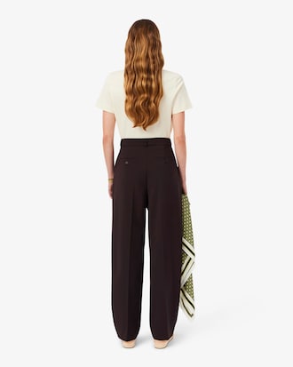 Oversized Broek van Gemengde Wol