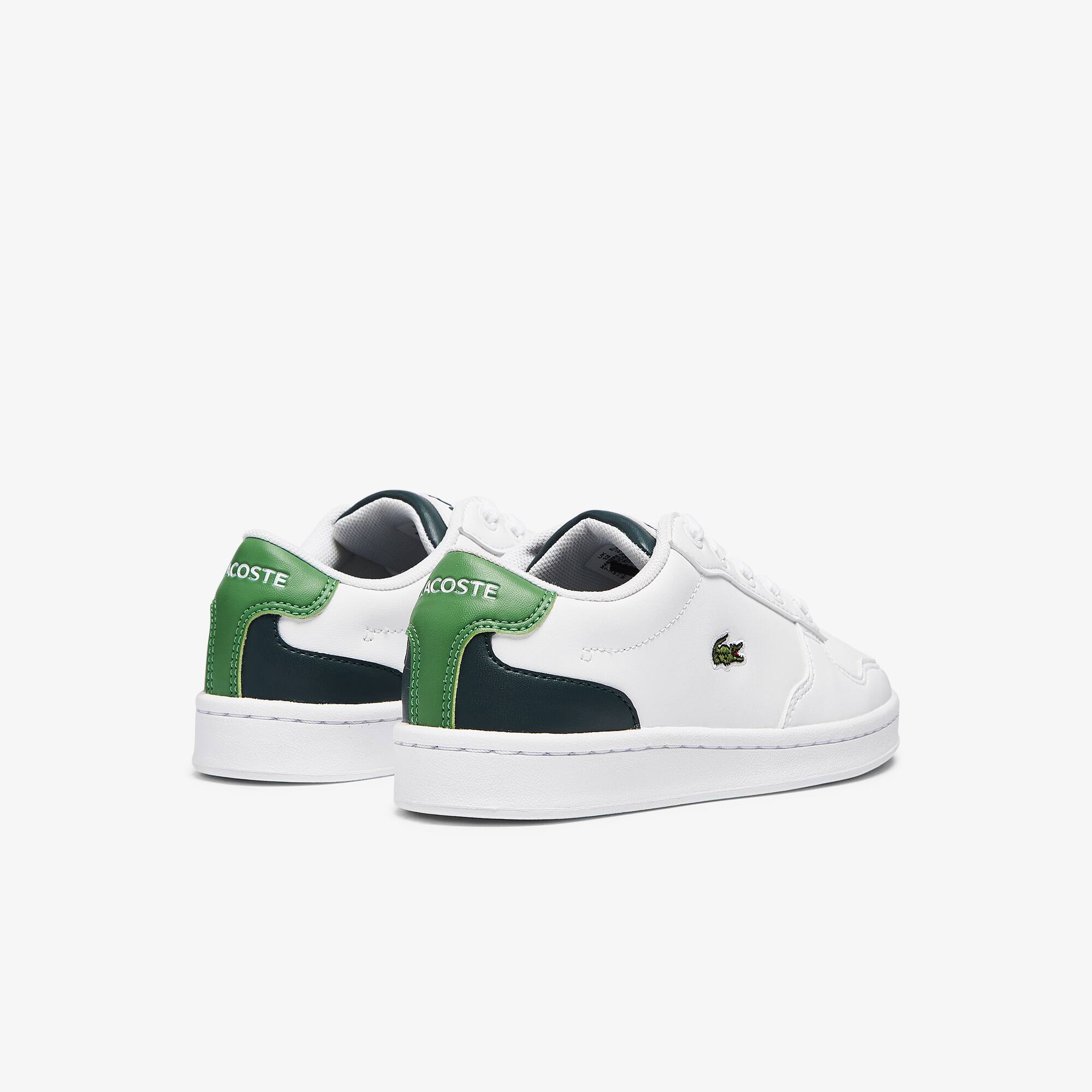 Masters Cup-sneakers kinderen van leer en synthetische stof | LACOSTE