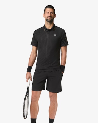 Lacoste Tennis x Novak Djokovic Polo voor op de baan