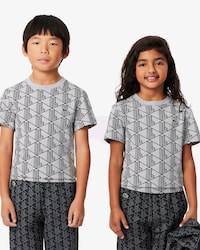 Katoenen T-shirt met Monogramprint