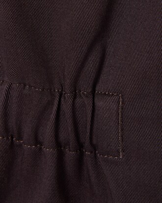 Stretch Gabardine Playsuit met Polokraag