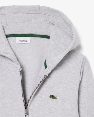 Fleece Hoodie met Rits