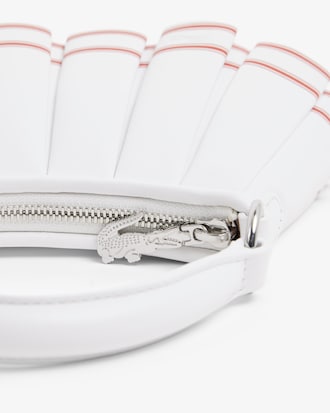 Runway Mini Lenglen Gestreepte Leren Tas