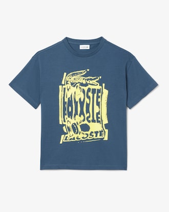 Katoenen T-shirt met Afdruk