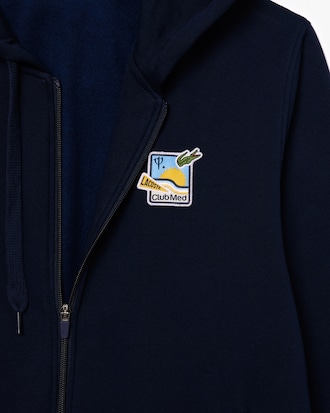 Lacoste x Club Med-hoodie met rits aan de voorkant