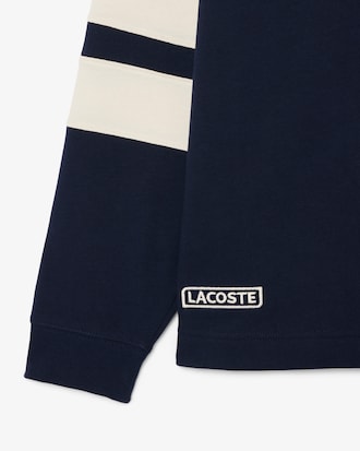 Klassieke pasvorm rugbypolo met kleurvlakken