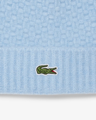 Wollen Muts met Geribbelde Omslag