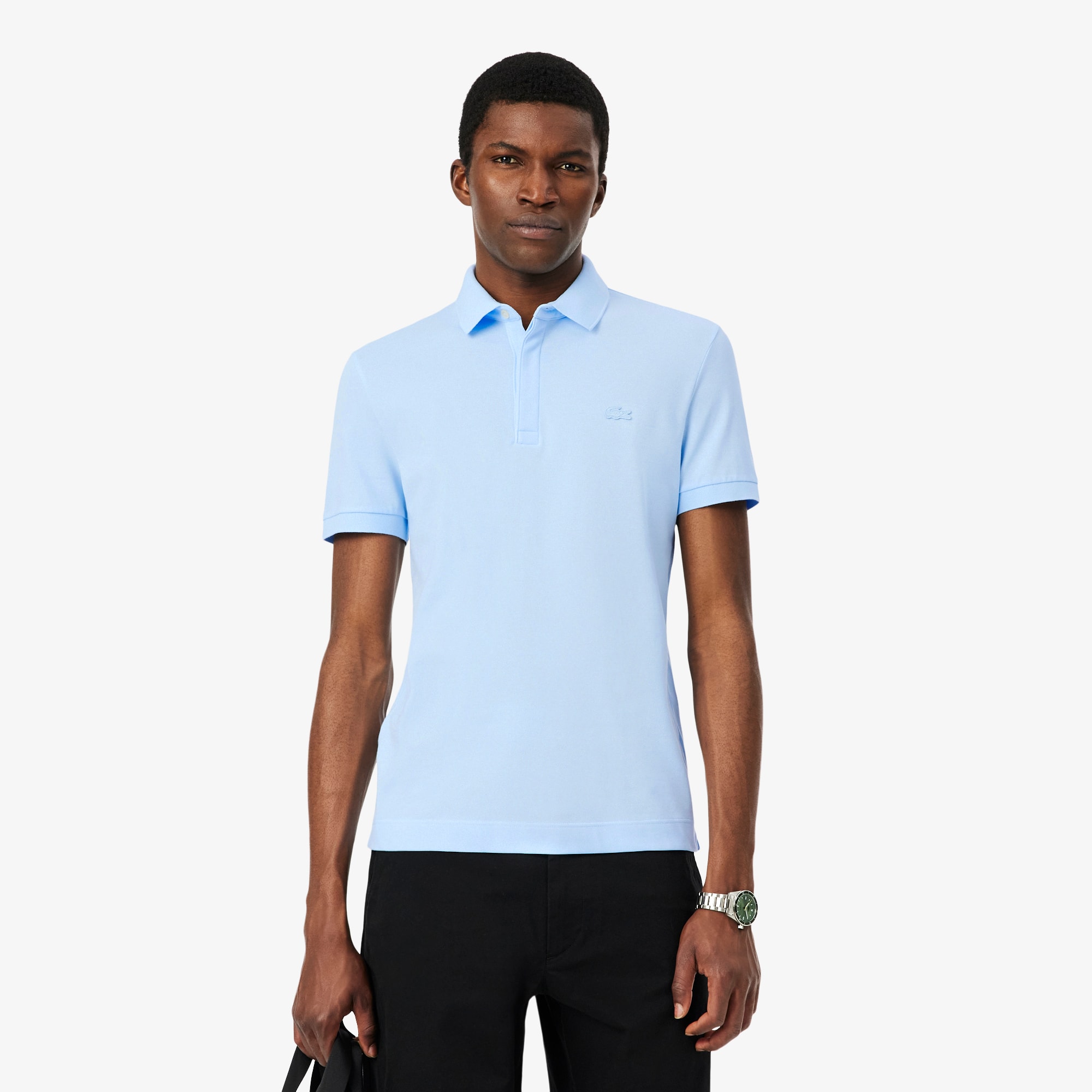 Regular Fit Paris Stretch Piqué Polohemd - Men's Short Sleeves