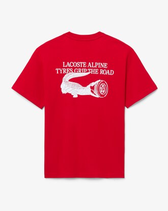 Lacoste x Alpine Jersey Grafisch T-shirt