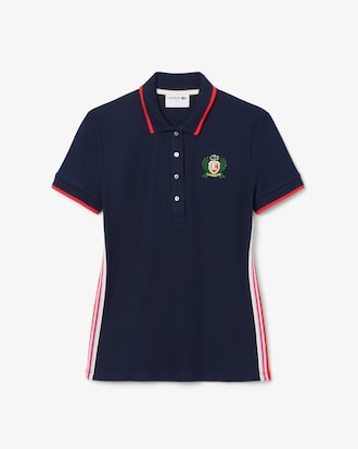 Slim Fit Frans Vervaardigd Polohemd