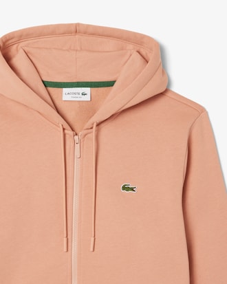 Fleece Hoodie met Rits