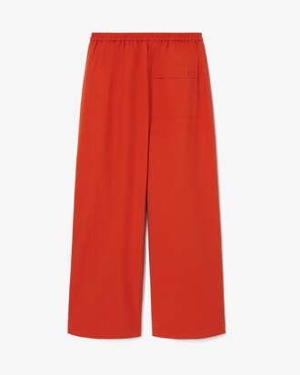 Runway Tafzijden Broek met Wijde Pasvorm