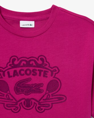 Oversized Katoenen T-shirt met Badge