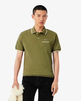 Classic Fit L.12.12 Polohemd met Opvallende Zakken