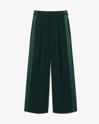 Oversized Broek met Satijnen Bandaccent