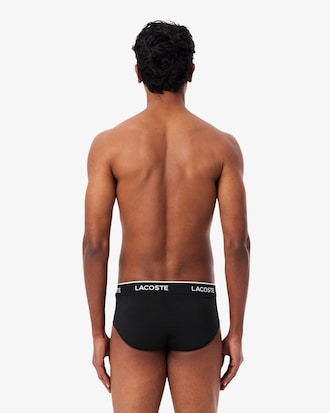 3-Pack Eenvoudige Katoenen Onderbroeken met Logo