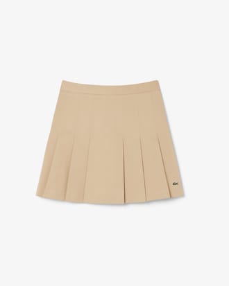 Korte Stretch Katoenen Plooirok