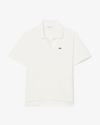 Relaxed Fit Vloeiend Piqu&eacute; Polohemd