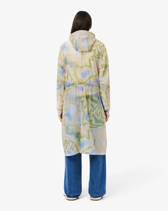 Lange Oversized Opbergbare Waterafstotende Parka
