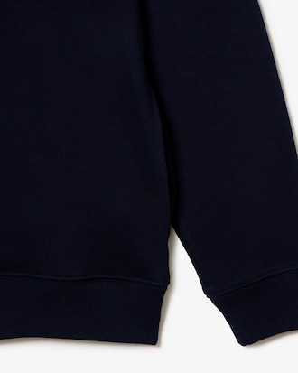 Interlock Sweatshirt met Rits en Hoge Hals