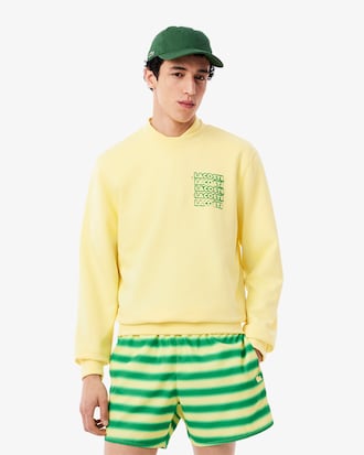 Fleece Sweatshirt met Grafische Druck