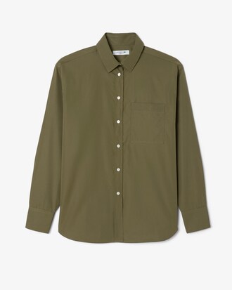 Oversized Katoenen Popeline Hemd