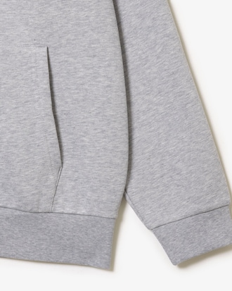 Fleece Hoodie met Rits