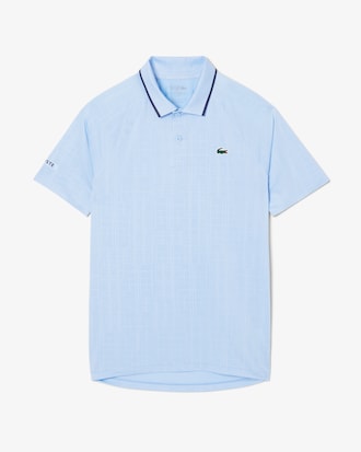Lacoste Tennis x Novak Djokovic Polo voor op de baan