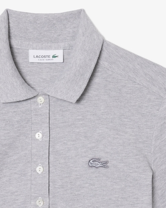 Lacoste-polo dames stretch van katoenpiqu&eacute;