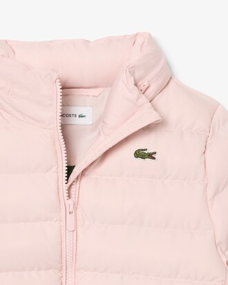 Unisex Gequilt Pufferjack met Fleecevoering en Capuchon